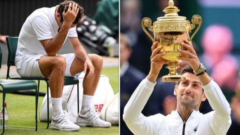 Федерер: Плаках след загубата от Джокович на финала на "Уимбълдън"
