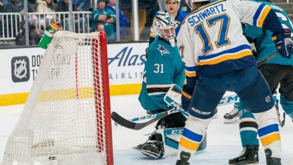 Носителят на "Купа Стенли" вкара пет на Сан Хосе