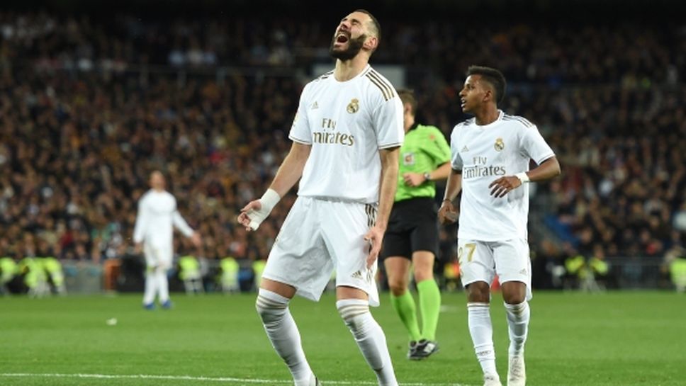 Реал Мадрид "счупи" гредите, но така и не вкара, Барса изкова преднина (видео + галерия)