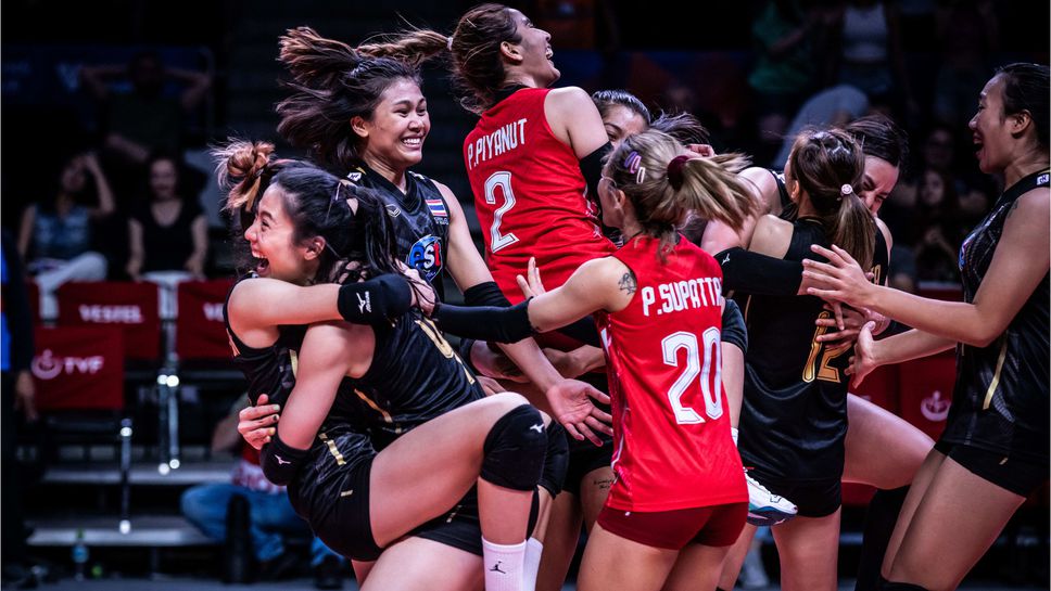 Тайланд удари и световния шампион Сърбия в Лигата на нациите в Анкара 🏐