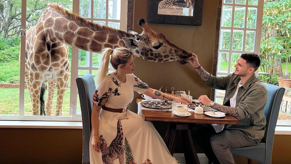 Икарди заведе Уанда в Африка за годишнината от сватбата