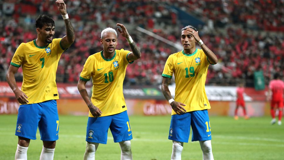 Бразилците се развихриха с пет гола срещу Република Корея
