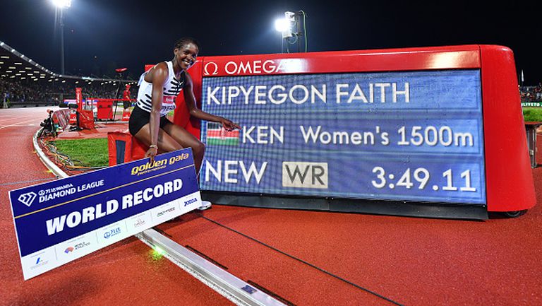 Фейт Кипйегон постави нов световен рекорд на 1500 метра