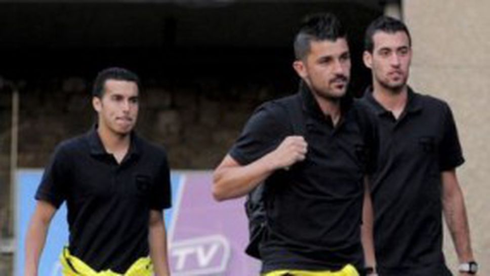 Барса тренира на испанска земя преди финала в ШЛ (видео)