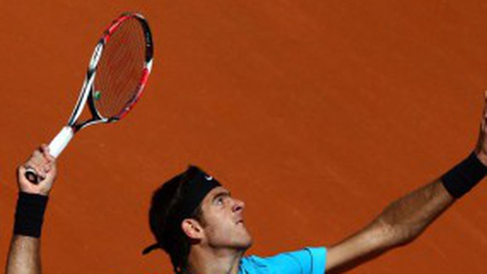 Дел Потро очаква Джокович в третия кръг на "Ролан Гарос"