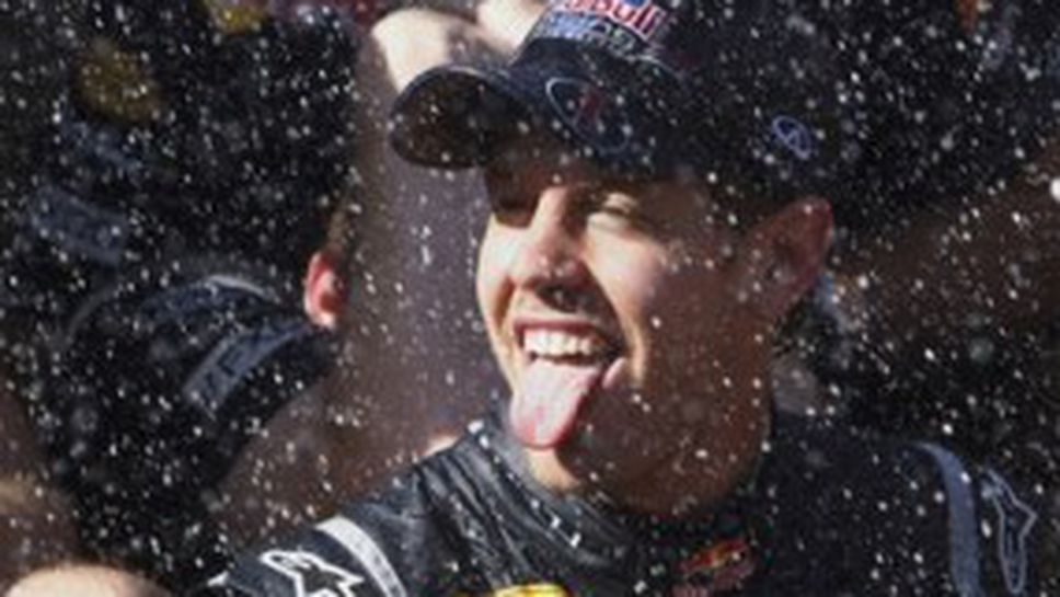 Безгрешен Фетел спечели рулетката в Монако, нови катастрофи и екшън (видео+снимки)