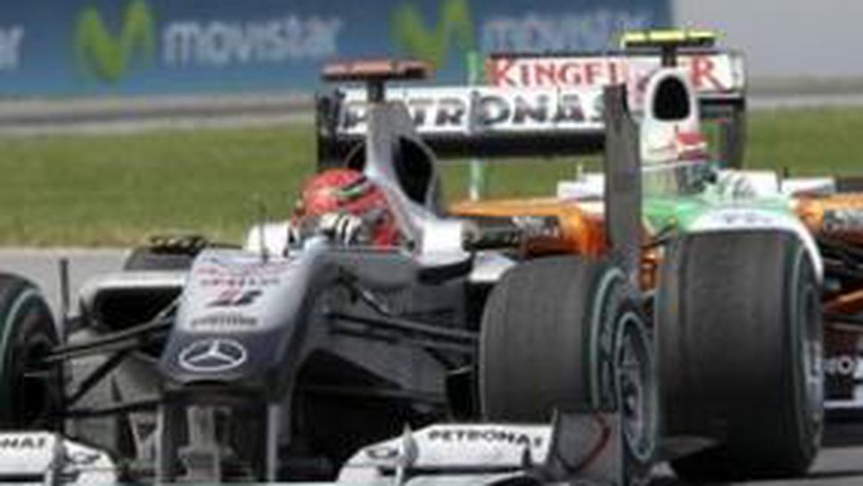 Шумахер: Спуканата гума предреши състезанието ми