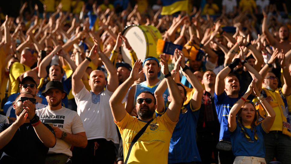 Футболна мания завладя Украйна преди двубоя срещу Англия