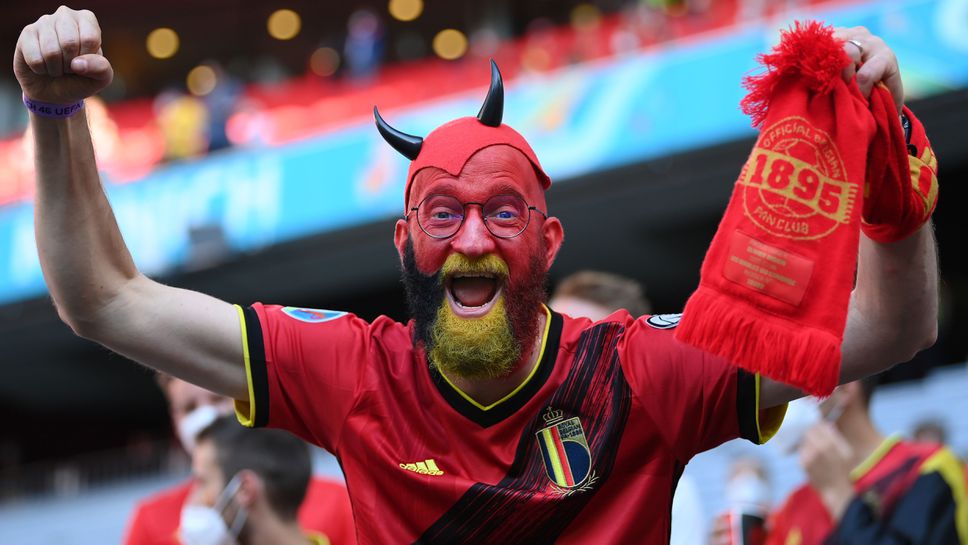 Феновете на Белгия - Италия