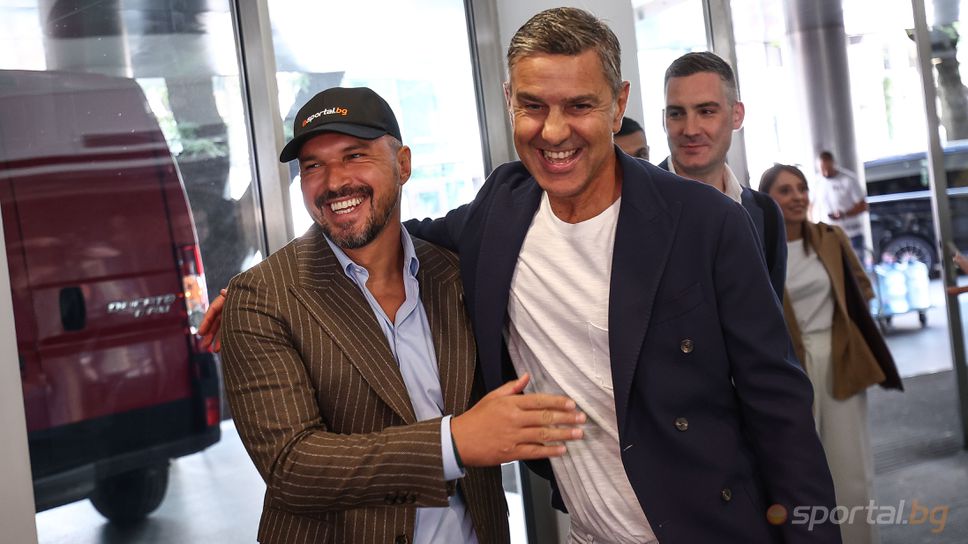 Бившият български национал Валери Божинов беше специален гост в шоуто