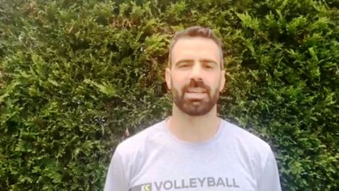 Новото попълнение на Хебър Якопо Масари с поздрав към феновете🏐🦁