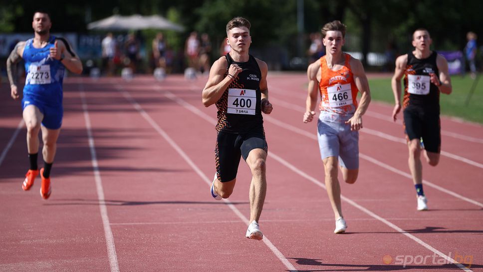 Христо Илиев и Кристен Радуканова спечелиха титлите на 100 метра