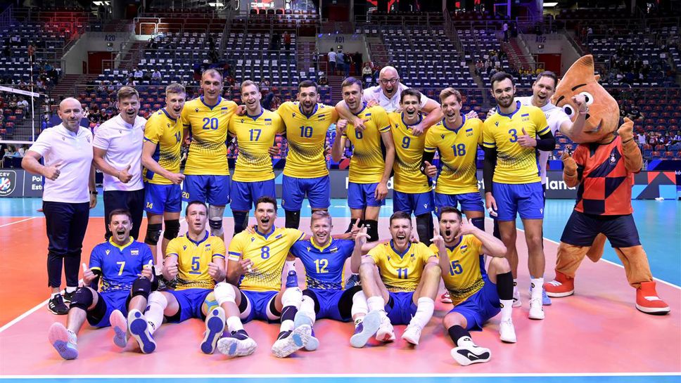 Украйна стартира с труден обрат над Гърция на Евроволей 2021🏐