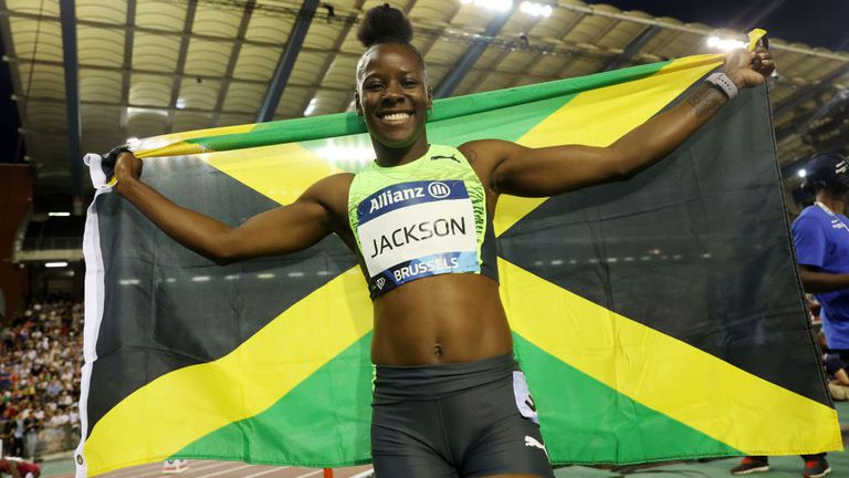 Световната шампионка на 200 метра от Юджийн 2022 Шерика Джаксън