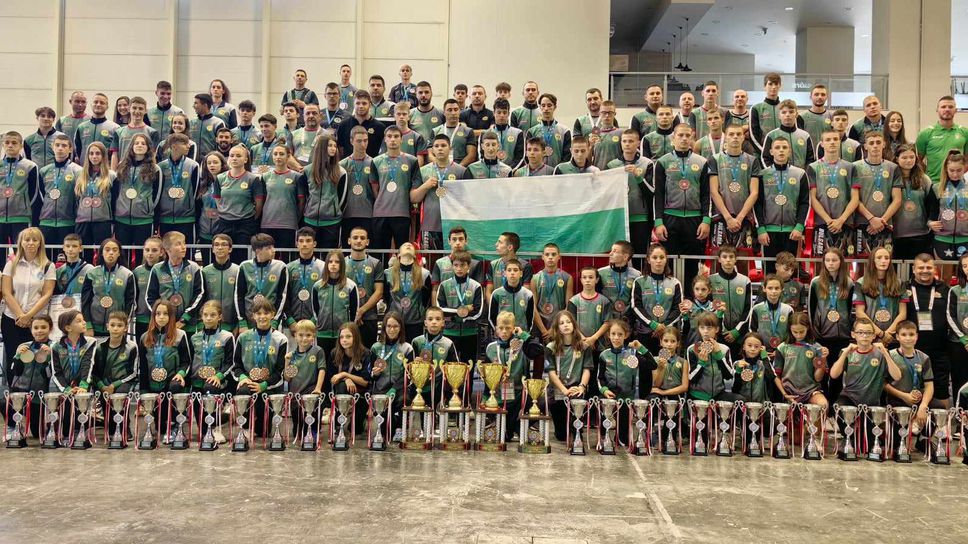 Кикбоксьорите ни до 19 години спечелиха 30 шампионски титли на Европейското в Истанбул