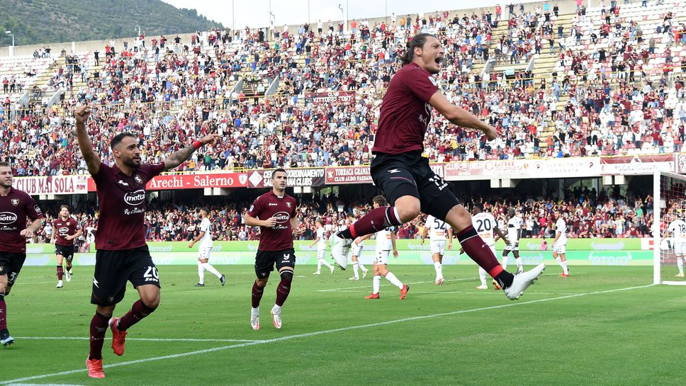 Салернитана дочака първата си победа в Серия А