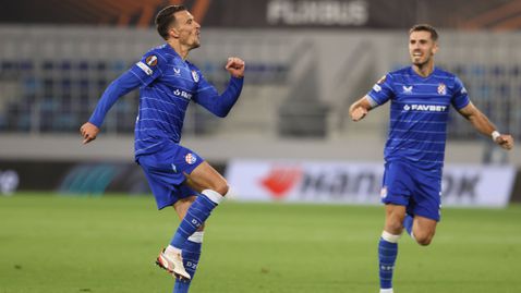 Динамо (Загреб) поведе колоната в Лига Европа след обрат срещу Макаби (Тел Авив)