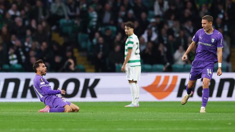 Брага тресна Селтик в Глазгоу