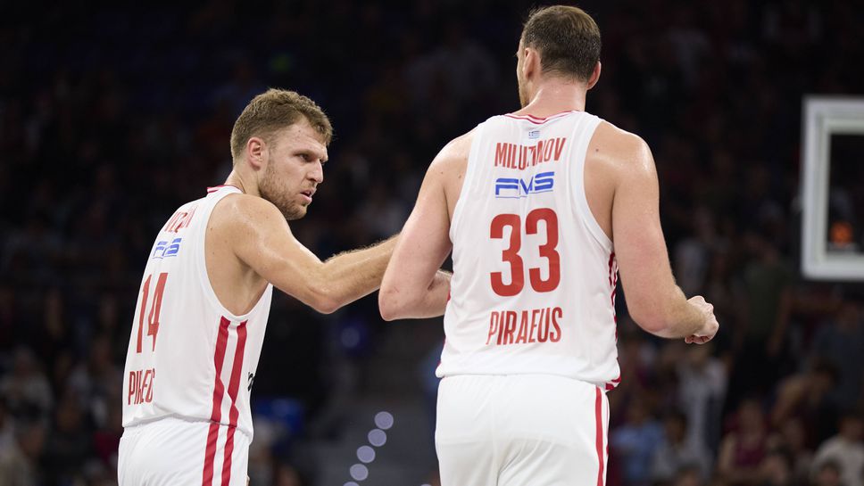 Три от звезди на Олимпиакос Еван Фурние Никола Милутинов