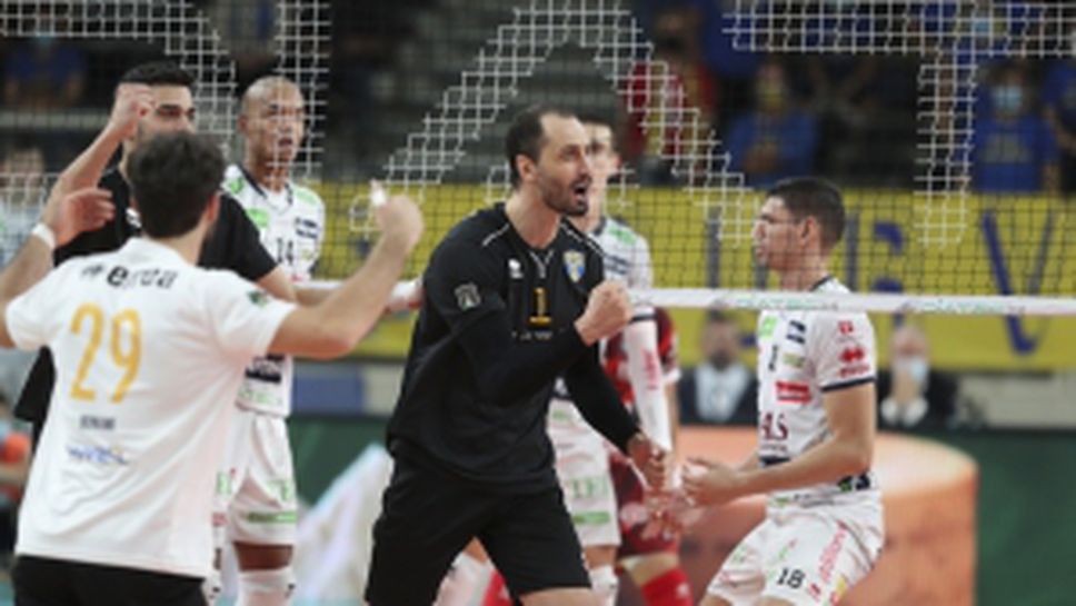 Матей Казийски и Верона разгромиха Тренто за първата си победа