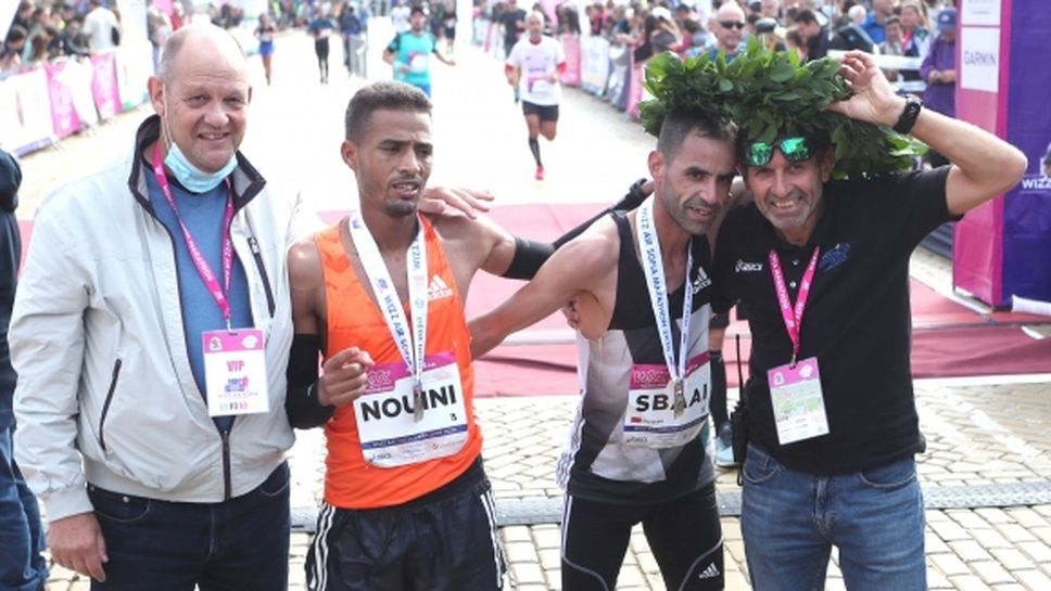 Мароканци и украинка поставиха рекорди на трасето на Софийския маратон (видео+галерия)
