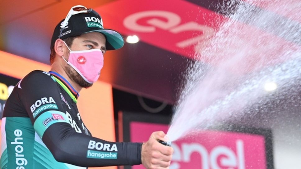Суперзвездата Петер Саган спечели 10-ия етап в "Джирото"