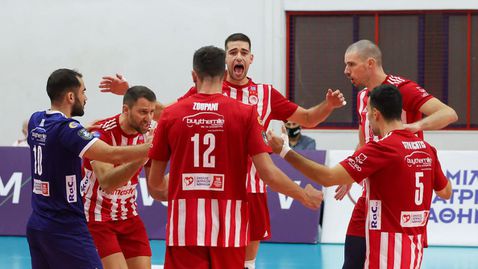 Олимпиакос пристигна в Пазарджик за битка с Хебър от Шампионската лига 🏐