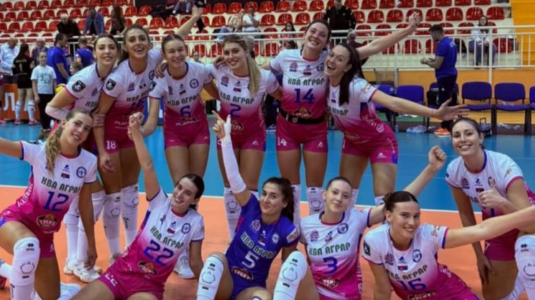 Националките Лора Китипова и Емилета Рачева и шампионът Железничар Лайковац