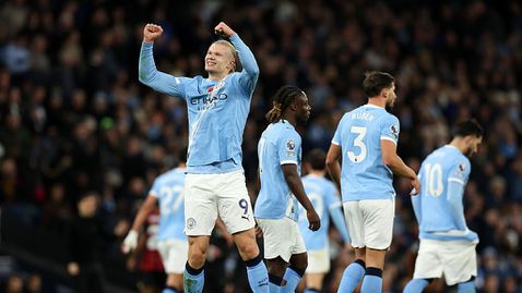  Ман Сити се оправи с Борнемут и го измести от второто място, Холанд още веднъж не може да бъде спрян 