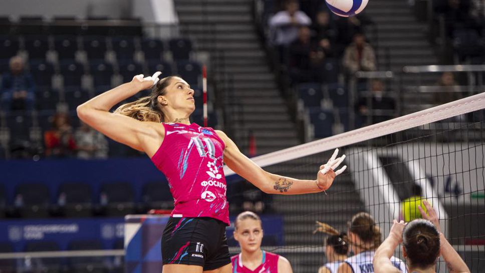 Капитанът на женският национален отбор на България Христина Вучкова и