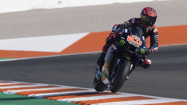 Действащият световен шампион в MotoGP Фабио Куартараро записа най доброто време