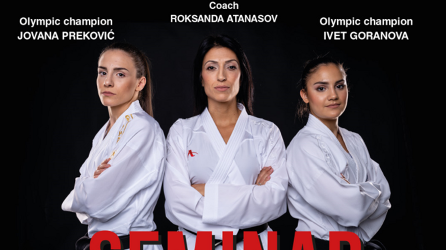 Ивет Горанова посреща над 150 състезатели по карате от българските клубове на двудневен семинар в София