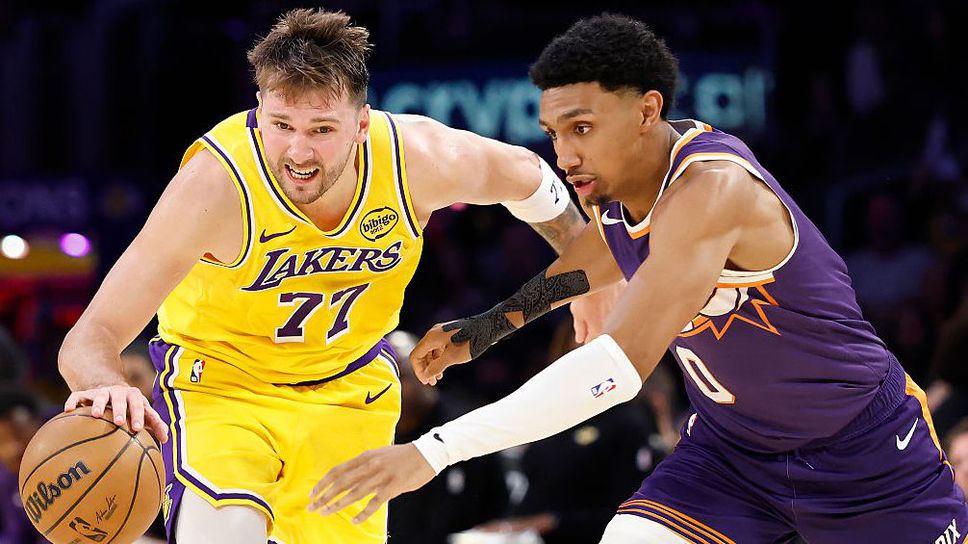 Словенският гард крило на Лос Анджелис Лейкърс Лука Дончич беше видимо