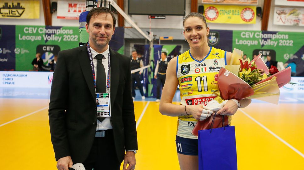 Христина Вучкова - MVP, Конеляно на 1/4-финал в Шампионската лига 🏐🏆