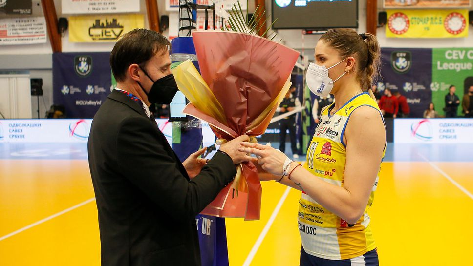 Христина Вучкова е сред най-добрите в Шампионската лига 🏐