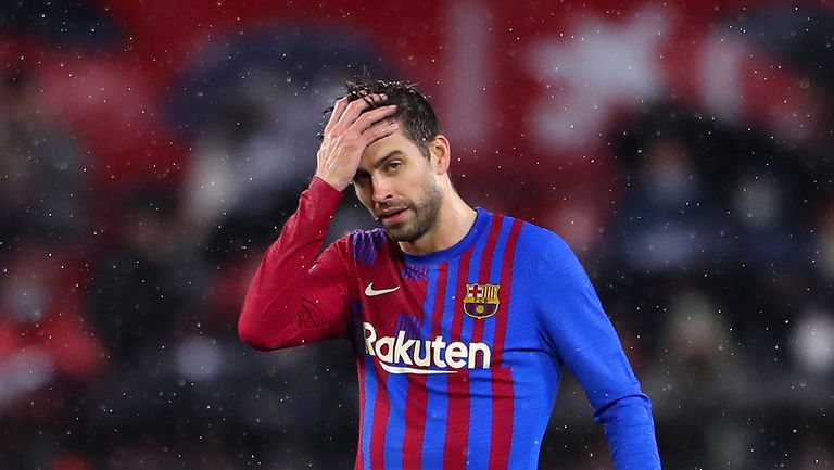 Защитникът на Барселона Жерард Пике се сблъска с неочакван проблем