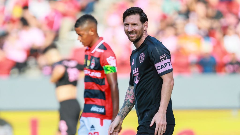 Меси игра при победа на Интер Маями, Суарес с асистенция