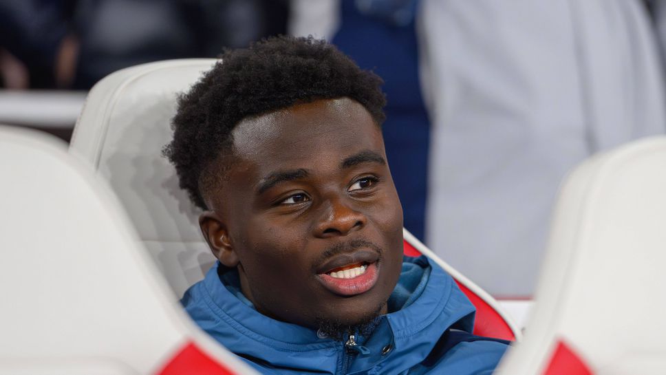 Звездата на АрсеналБукайо Сака ще пропусне няколко мача след мускулната