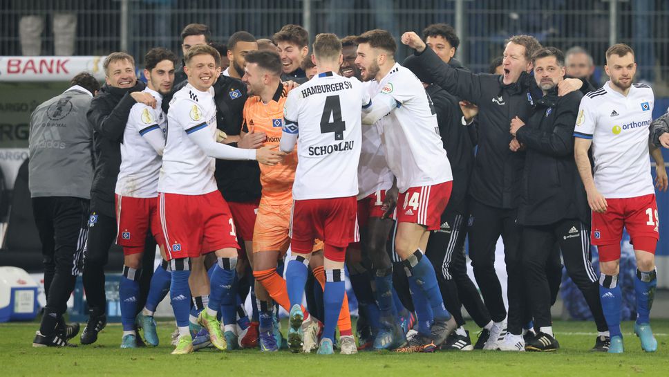 Хамбургер е на полуфинал за Купата на Германия след драма с дузпи