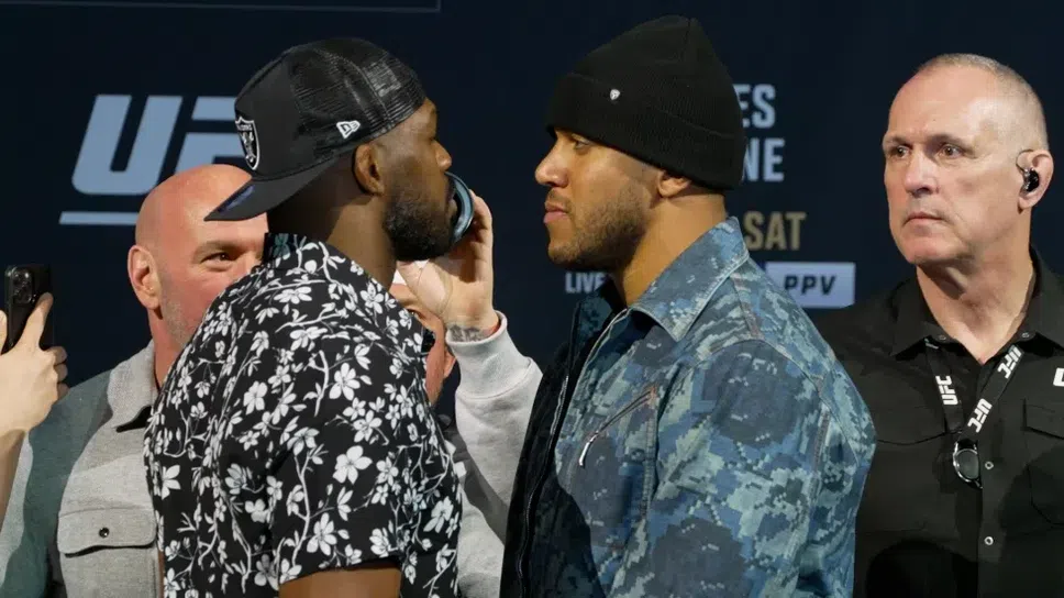 Джон Джоунс и Сирил Ган един срещу друг преди UFC 285