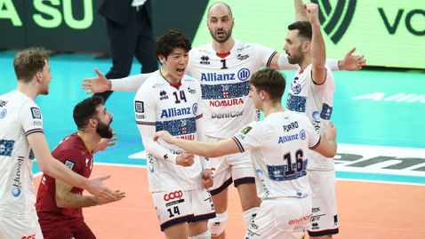 Матей Казийски и Милано завършиха с обрат срещу Перуджа