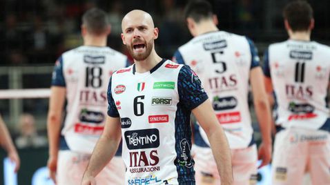 Тренто остана без основния си разпределител Рикардо Сбертоли