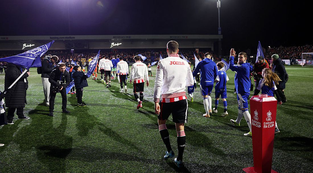 Подпали се стадиона на клуб в Англия