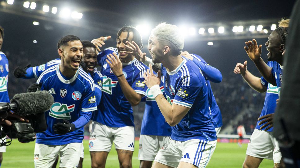 Страсбург е първият полуфиналист за Купата на Франция