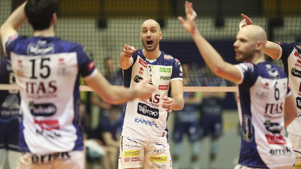 Матей Казийски и Тренто на полуфинал в Италия