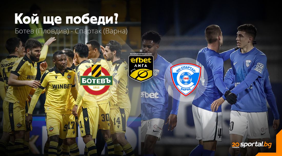 Ботев (Пд) търси важни три точки срещу Спартак (Варна)