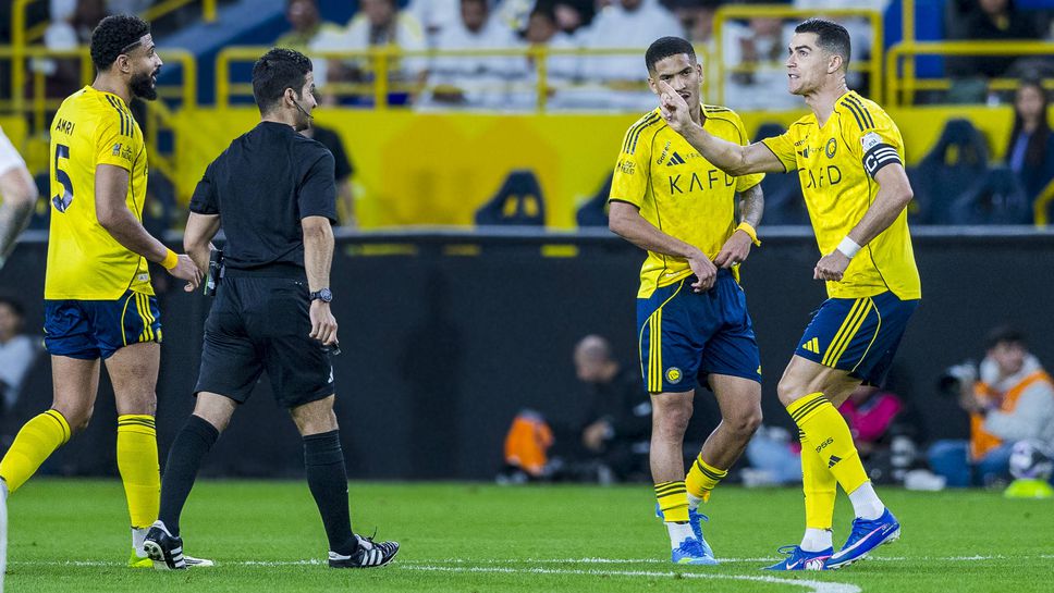 Два гола на Роналдо дадоха шест точки аванс на Ал-Насър в шампионата