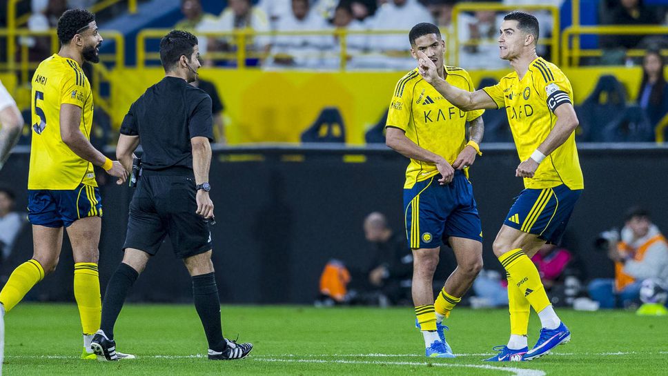 Два гола на Роналдо дадоха шест точки аванс на Ал-Насър в шампионата