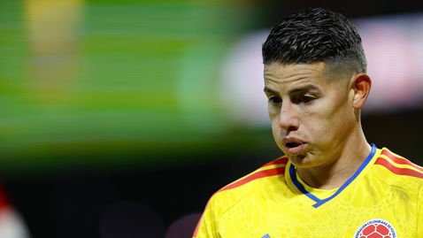 Хамес Родригес е бил приет по спешност в болница след мача с Франция