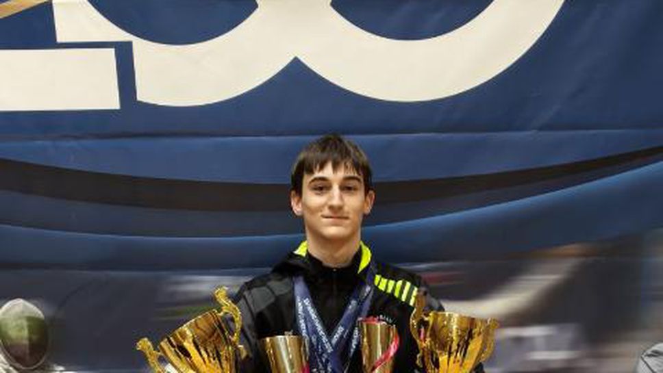 Никола Меицов в топ 10 на сабя на Световното за кадети